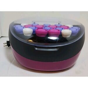 Remington H-5600 20-Piece Multi-Sized Hair Roller 500 Watt Hot Hair Curlers Pink